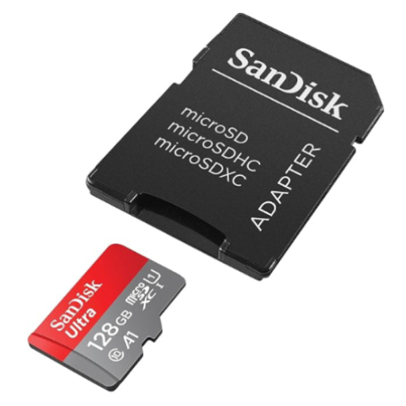 SanDisk 128GB Ultra microSDXC UHS-I with Memory Card Adapter- 2 Pack