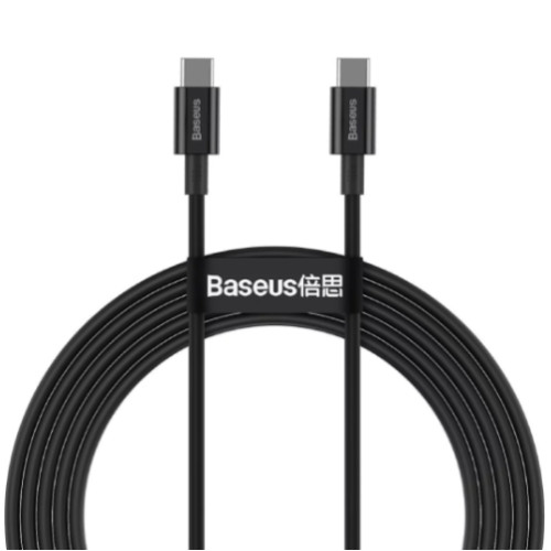 Baseus Superior Series Fast Charging Data Cable USB-C to USB-C 100W 2m - Black