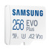 Samsung 256GB Evo Plus microSD Card (SDXC) + SD Adapter - 130MB/s