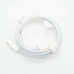 USB Type-C 1M 60W Braided Cable for Apple iPhone 15  - White