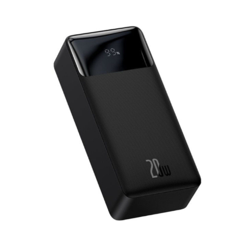 Baseus Bipow Digital Display Fast Charge Power Bank 30000mAh 20W Overseas Edition - Black