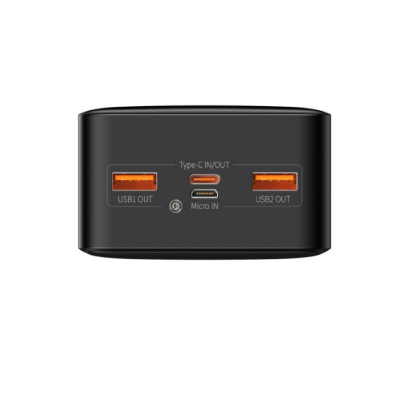 Baseus Bipow Digital Display Fast Charge Power Bank 30000mAh 20W Overseas Edition - Black