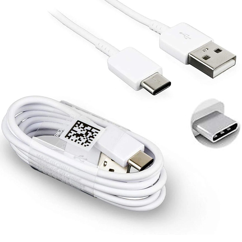 Samsung Galaxy Type C USB Data Cable - White - 80cm