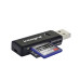 Integral USB 3.1 SD + Micro SD Card Reader - Black