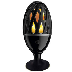 Luceco Decorative Indoor/Outdoor Table and Garden IP65 LED Flame Light - Black