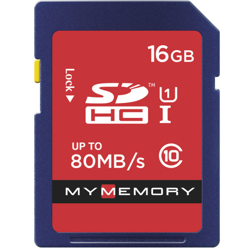 MyMemory 16GB SD Card (SDHC) - 80MB/s