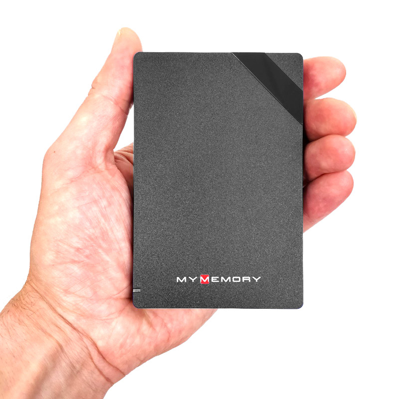 MyMemory 500GB USB 3.0 Portable Hard Drive - Black