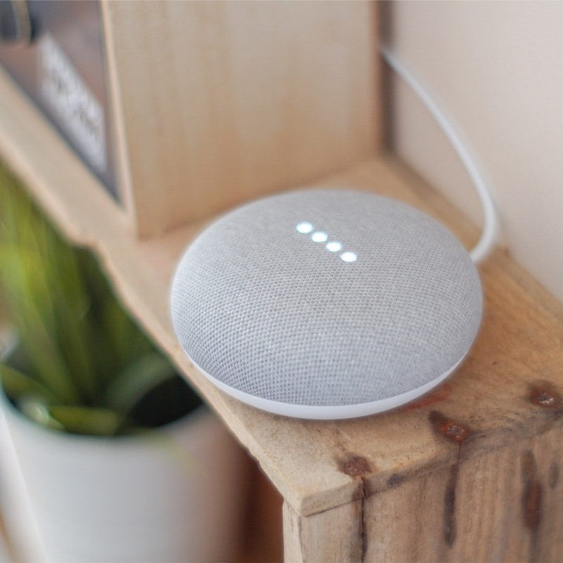 Google Nest Mini 2nd Generation - Chalk (Official UK Version)