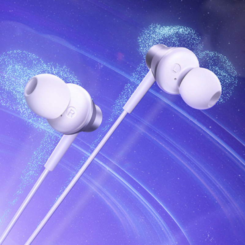 Baseus Encok HZ11 Wired Earphones - Moon White