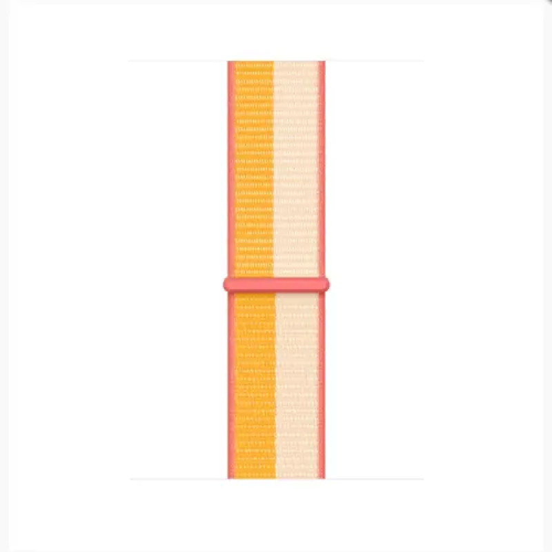 Apple Official Watch 45mm Sport Loop Band - Maize/White