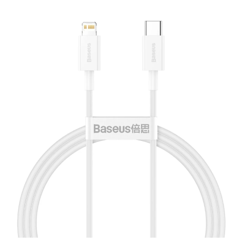 Baseus Superior Series Fast Charging Data Cable Type-C to iP PD 20W 1m - White