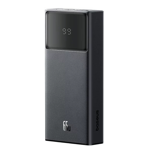 OS-Baseus Star-Lord Digital Display Fast Charging Power Bank 20000mAh 65W - Cluster Black