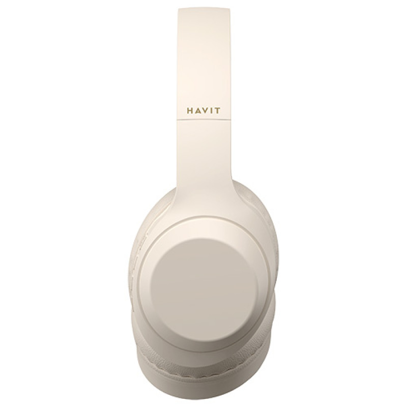 HAVIT H628BT Bluetooth Headphone - Beige