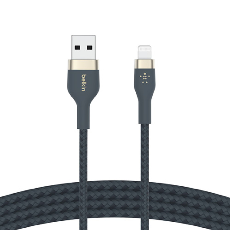 Belkin BoostCharge Pro Flex Braided USB Type A to Lightning Cable - 3M