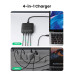 UGREEN 100W USB C Charger 4-Port Type C Power Adapter PD Desktop Charger