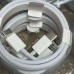 USB Type-C 1M 60W Braided Cable for Apple iPhone 15  - White