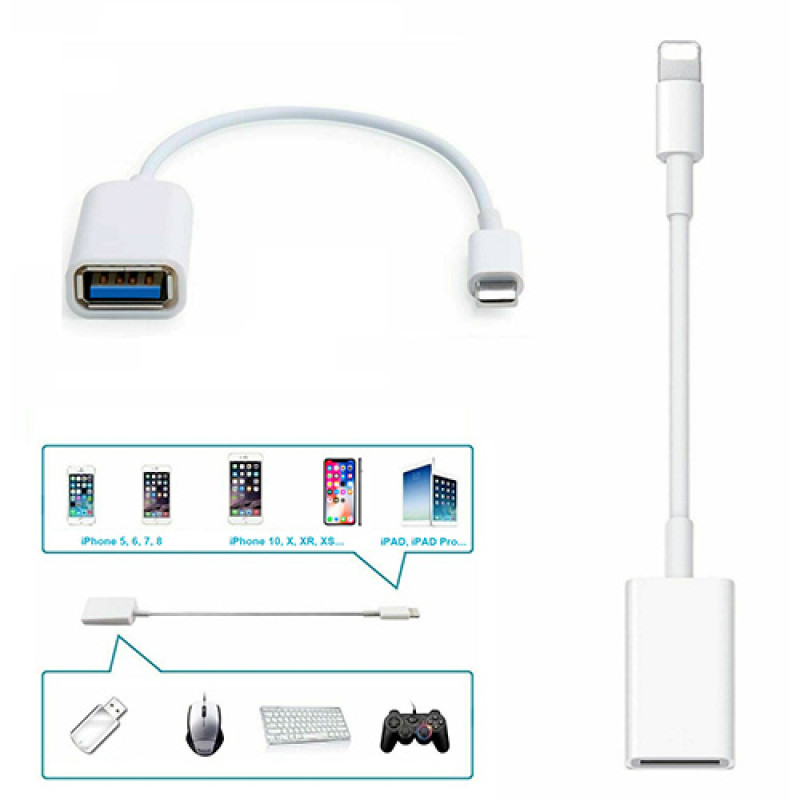 USB 3.0 to Lightning OTG Adapter for Apple iPhone & iPad