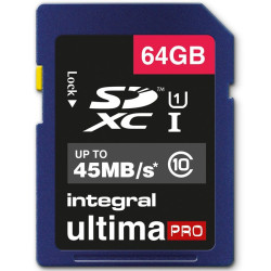 Integral 64GB Ultima PRO SD Card (SDXC) - 45MB/s