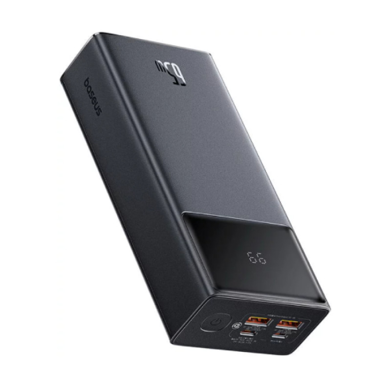 OS-Baseus Star-Lord Digital Display Fast Charging Power Bank 30000mAh 65W - Cluster Black