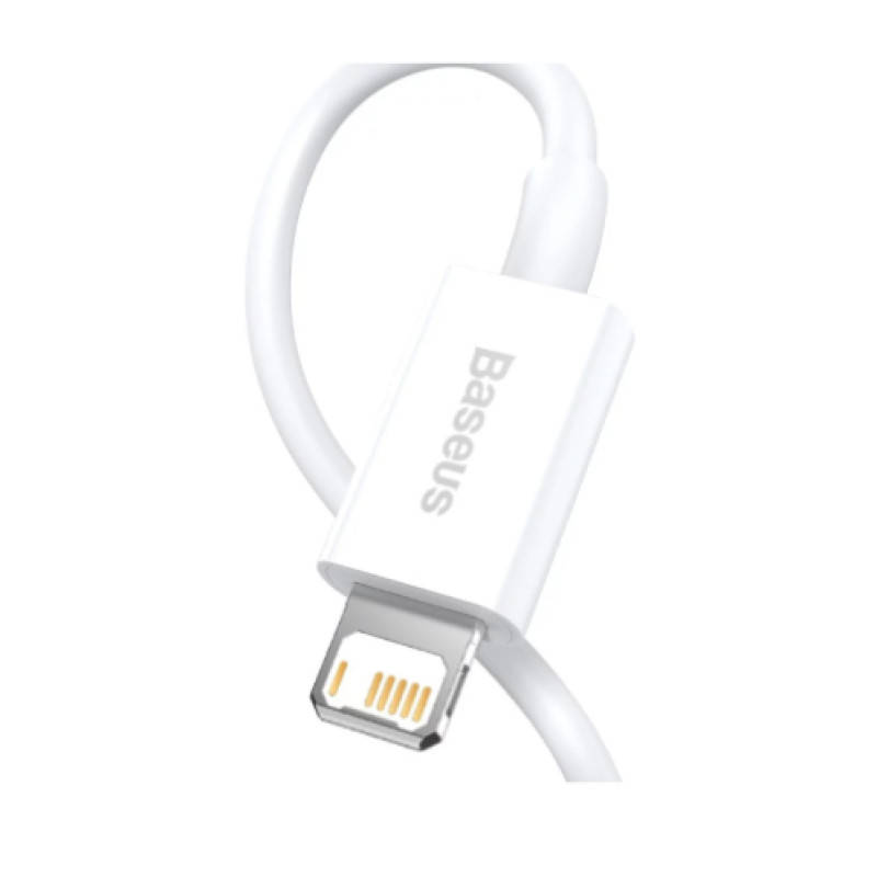 Baseus Superior Series Fast Charging Data Cable USB to iP 2.4A 2m - White