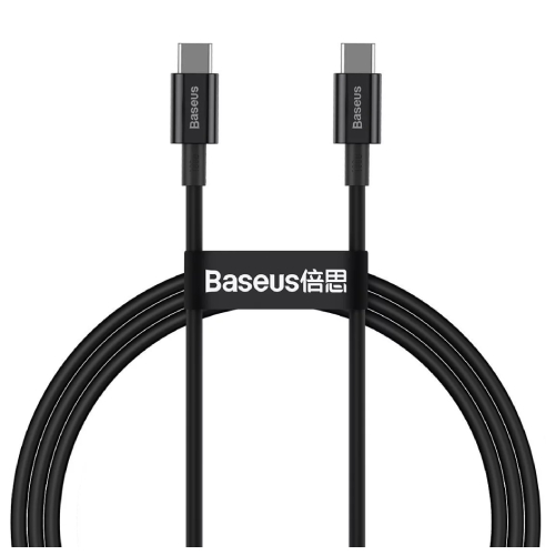 Baseus Superior Series Fast Charging Data Cable Type-C to Type-C 100W 1m - Black