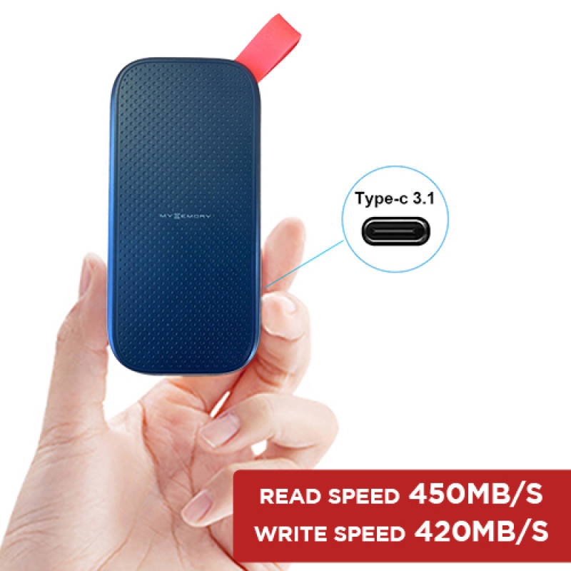 MyMemory 512GB USB-C 3.1 Portable SSD