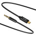 Baseus Yiven Type-C male To 3.5 male Audio Cable M01- Black