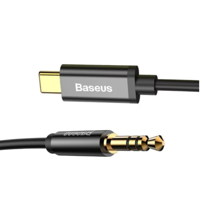 Baseus Yiven Type-C male To 3.5 male Audio Cable M01- Black