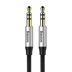 Baseus Yiven Audio Cable（Male to male）M30 1m - Silver+Black