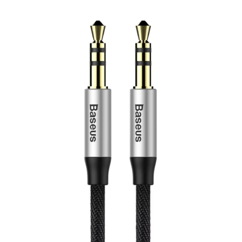 Baseus Yiven Audio Cable（Male to male）M30 1m - Silver+Black