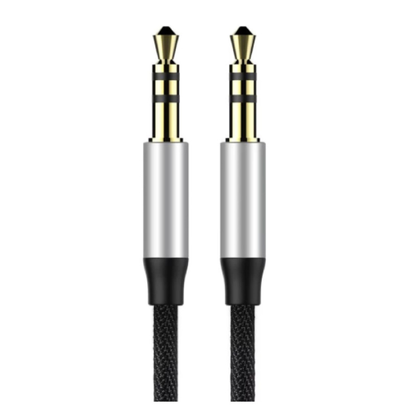 Baseus Yiven Audio Cable（Male to male）M30 1m - Silver+Black