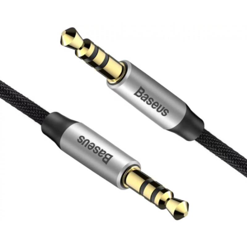 Baseus Yiven Audio Cable（Male to male）M30 1m - Silver+Black