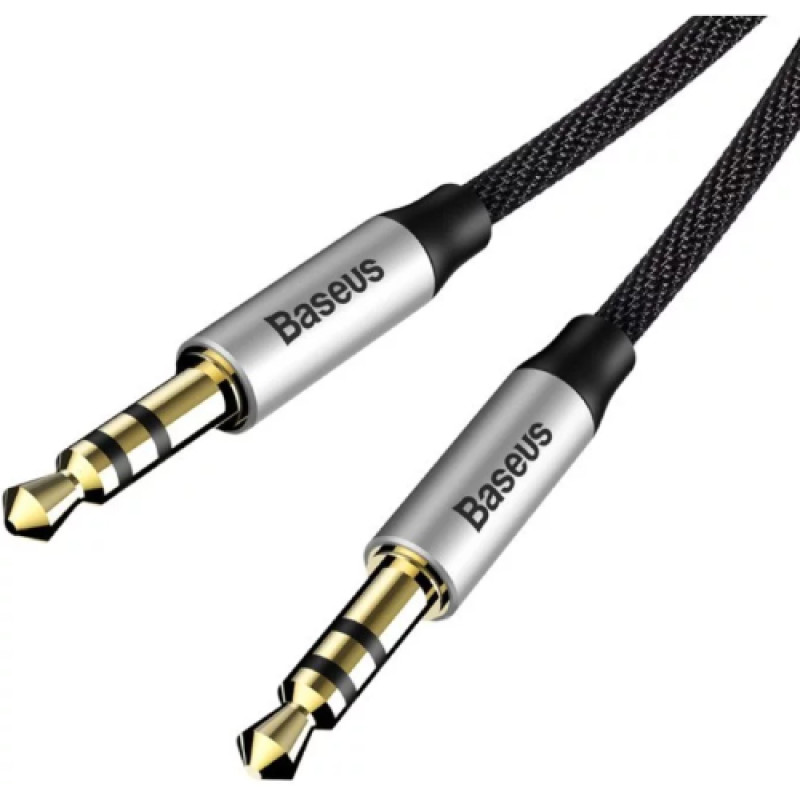 Baseus Yiven Audio Cable（Male to male）M30 1m - Silver+Black