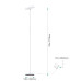 Gladle LED Floor Lamp