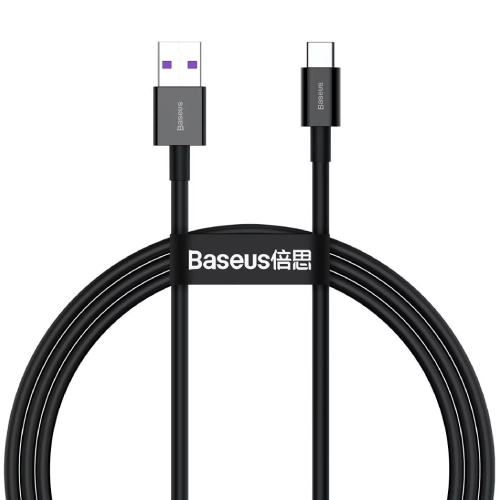 Baseus Superior Series Fast Charging Data Cable USB to USB-C  66W 1m - Black