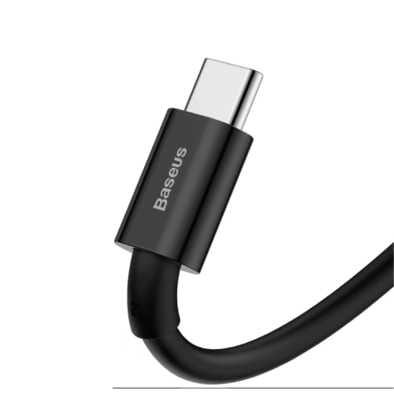 Baseus Superior Series Fast Charging Data Cable USB to USB-C  66W 1m - Black