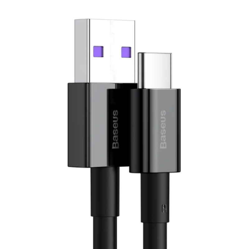 Baseus Superior Series Fast Charging Data Cable USB to USB-C 66W 2m-  Black