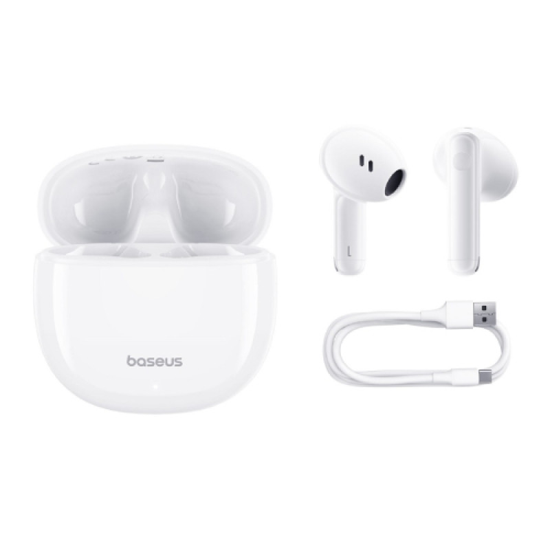 Baseus Bowie E13 True Wireless Earphones - Moon White