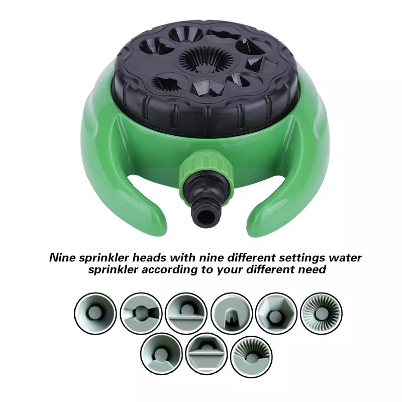 9 Pattern Dial Lawn Sprinkler - 150mm Diameter