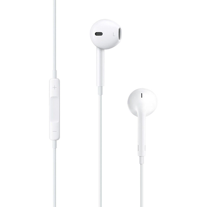 Apple EarPods with Remote and Microphone 3.5mm Jack Adapter - White  (Bulk)