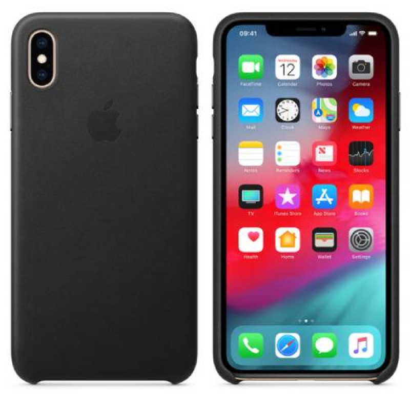 Apple Official iPhone XS Max Leather Case - Black