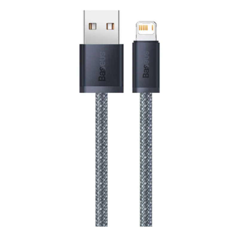 Baseus Dynamic Series Fast Charging Data Cable USB to iP 2.4A 1m - Slate Gray