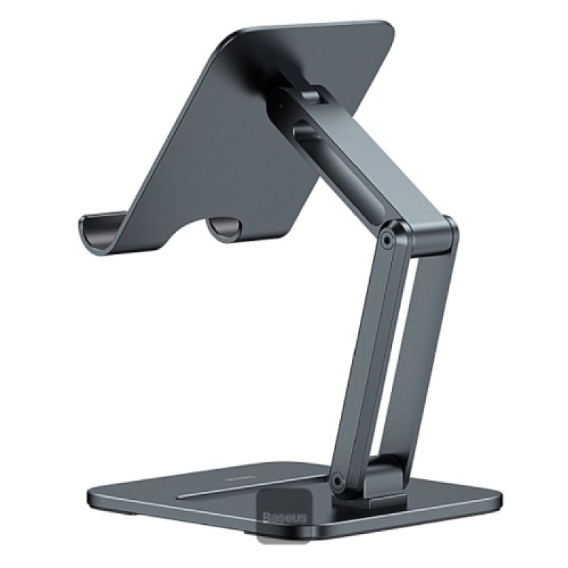 Baseus Desktop Biaxial Foldable Metal Stand (for Tablets) - Grey