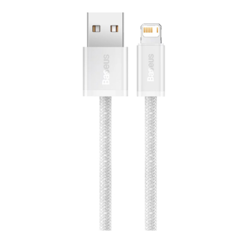 Baseus Dynamic Series Fast Charging Data Cable USB to iP 2.4A 2m - White