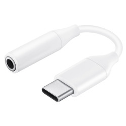 Samsung USB Type C to 3.5mm Headphone Jack Adaptor - White