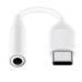 Samsung USB Type C to 3.5mm Headphone Jack Adaptor - White