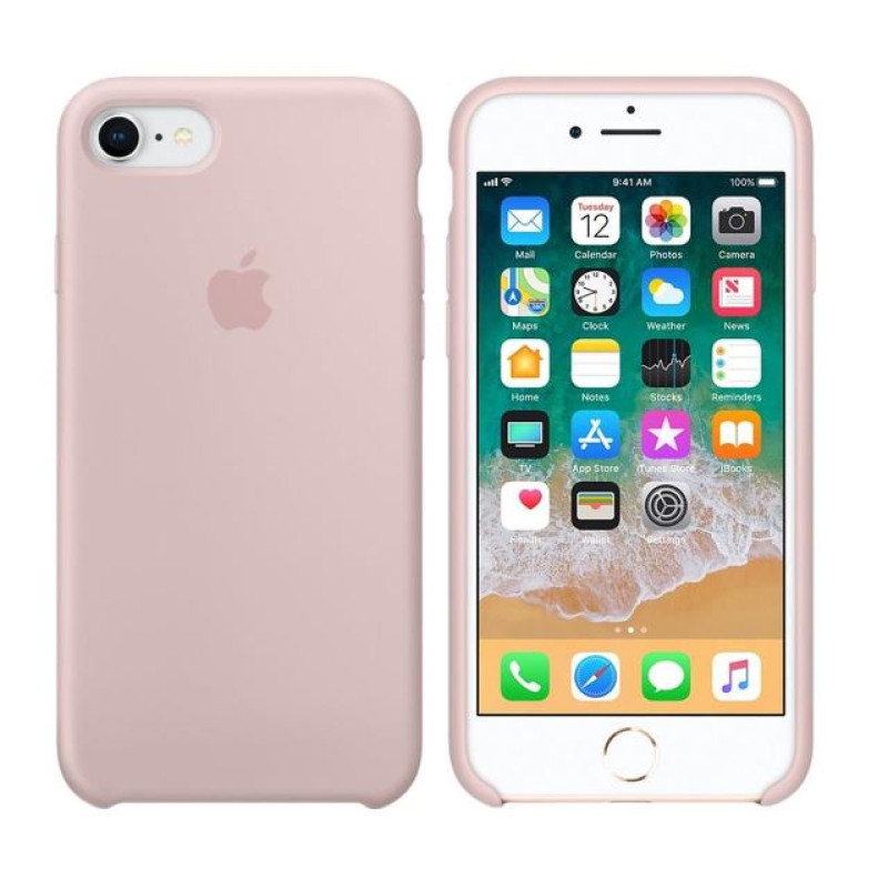 Apple Official iPhone 8 Silicone Pink Sand