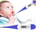 Digital LCD Oral Thermometer with Flexible Tip & Fever Alarm