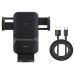 Baseus Wisdom Auto Alignment Car Mount Wireless Charge QI 15W Air Outlet base -  Black