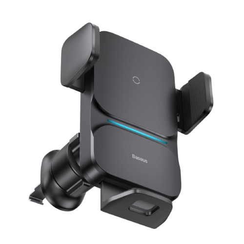 Baseus Wisdom Auto Alignment Car Mount Wireless Charge QI 15W Air Outlet base -  Black